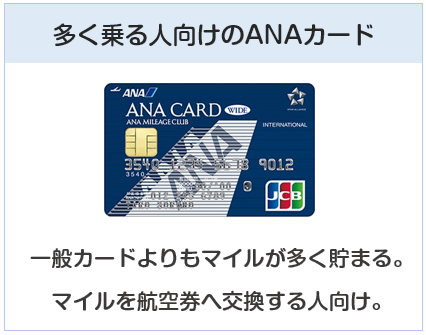 ANA JCB ワイドカードはANAの多く乗る人向けのカード