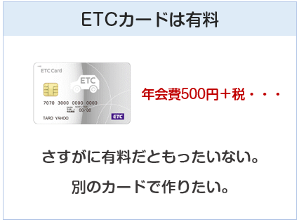 Yahoo! JAPANカードのETCカードは優良