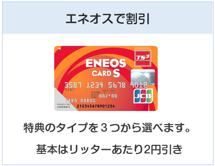 エネオスカードはエネオスでガソリン割引となるクレジットカード