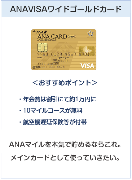 ANA VISAワイドゴールドカード